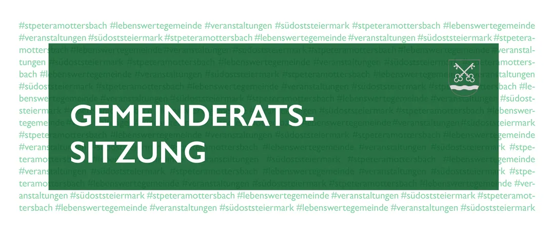 Grüner Text mit dem Wort 'UNTERWERTUNG'. Hashtags umfassen #veranstaltungen, #suedoststeiermark, #stpeteramottersbach, #lebenswertegemeinde. Der Text ist mit Hashtags durchsetzt.