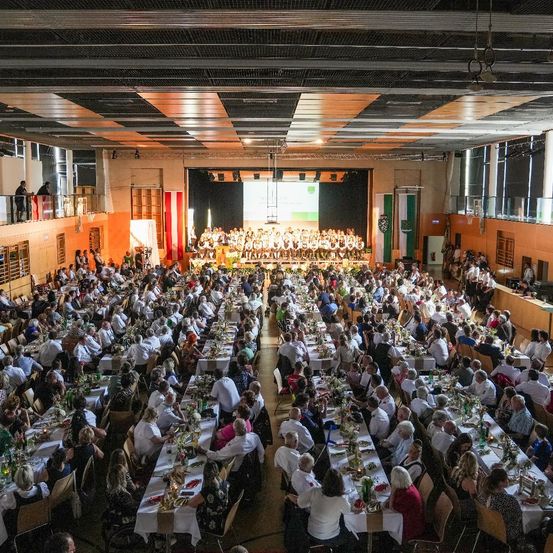 Bild enthält, Indoors, Hall, Architecture, Building, Fun, Banquet, Person, People