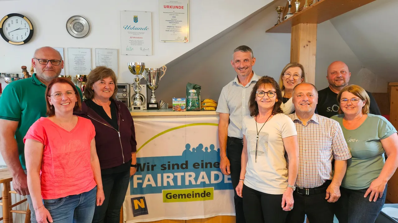 Fair Trade Frühstück am Sonntag, 4. Mai 2025 im Anschluss an den Pfarrgottesdienst in Oberschlatten. Organisiert und veranstaltet wurde das Fair Trade-Frühstück vom Verein Kirche Oberschlatten.