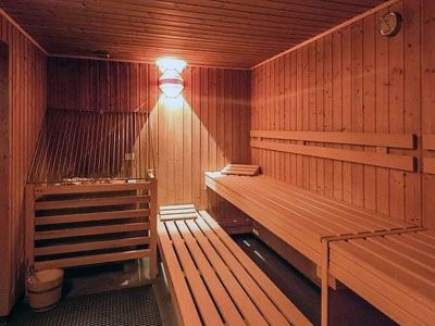 Bild enthält, Sauna, Bench, Furniture