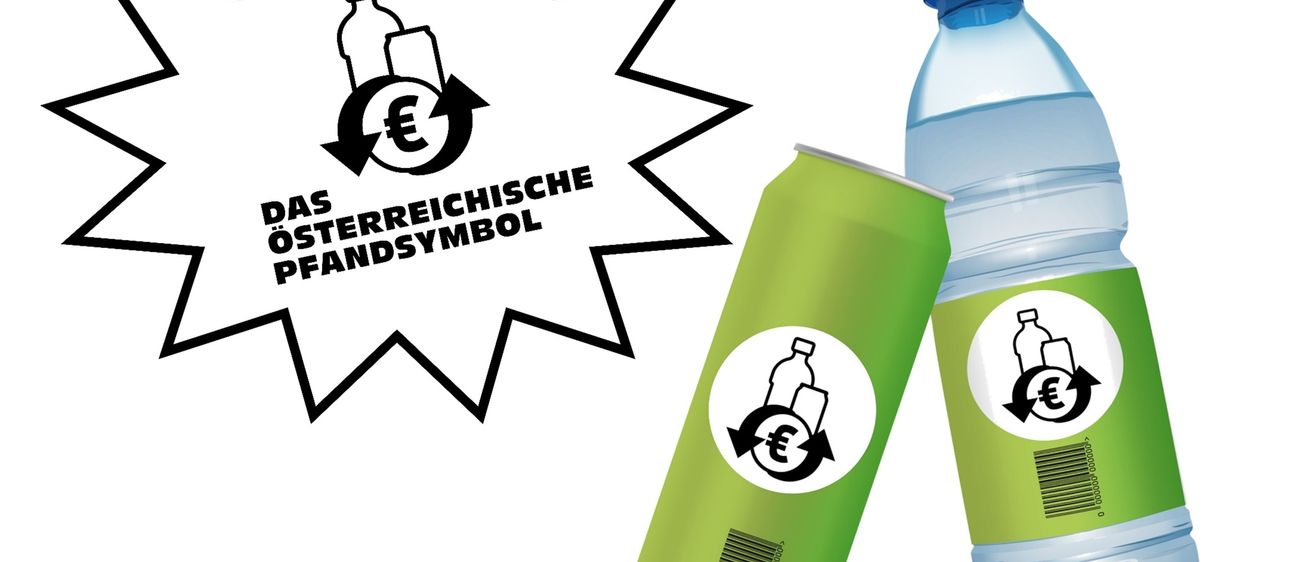 Bild enthält, Bottle, Water Bottle, Can, Tin, Recycling Symbol, Symbol, Shaker, Beverage, Mineral Water