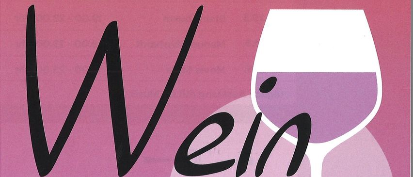 Poster zur Werbung für das Top-Weinereignis von Burgenland vom 28. bis 31. Mai 2025. Es zeigt ein Weinglas mit Wein vor einem rosa Hintergrund. Der Text lautet 'Burgenlandische Topwinzer prasentieren ihre Weine' und die Daten '28. bis 31.5. 2025' sind prominent angebracht.