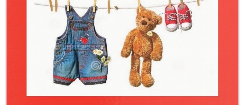 Bild enthält, Advertisement, Poster, Pants, Teddy Bear, Toy, Shoe, Shorts