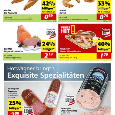 Bild enthält, Food, Meat, Pork, Advertisement, Text, Bread