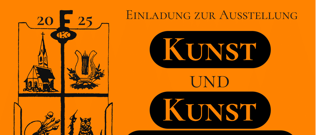 Plakat für eine Kunst- und Handwerksveranstaltung in Feistritz/Drau am 8. und 9. November 2025. Die Veranstaltung findet im Gemeindehaus statt, Villacher Strasse 250. Öffnungszeiten sind angegeben.
