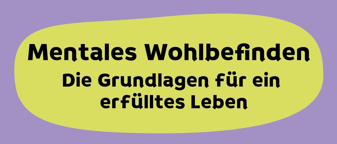 Ein Plakat für eine Veranstaltung zum mentalen Wohlbefinden von Dr. Andrea Egger am 12.10.2026 von 18:00 bis 19:30 Uhr.