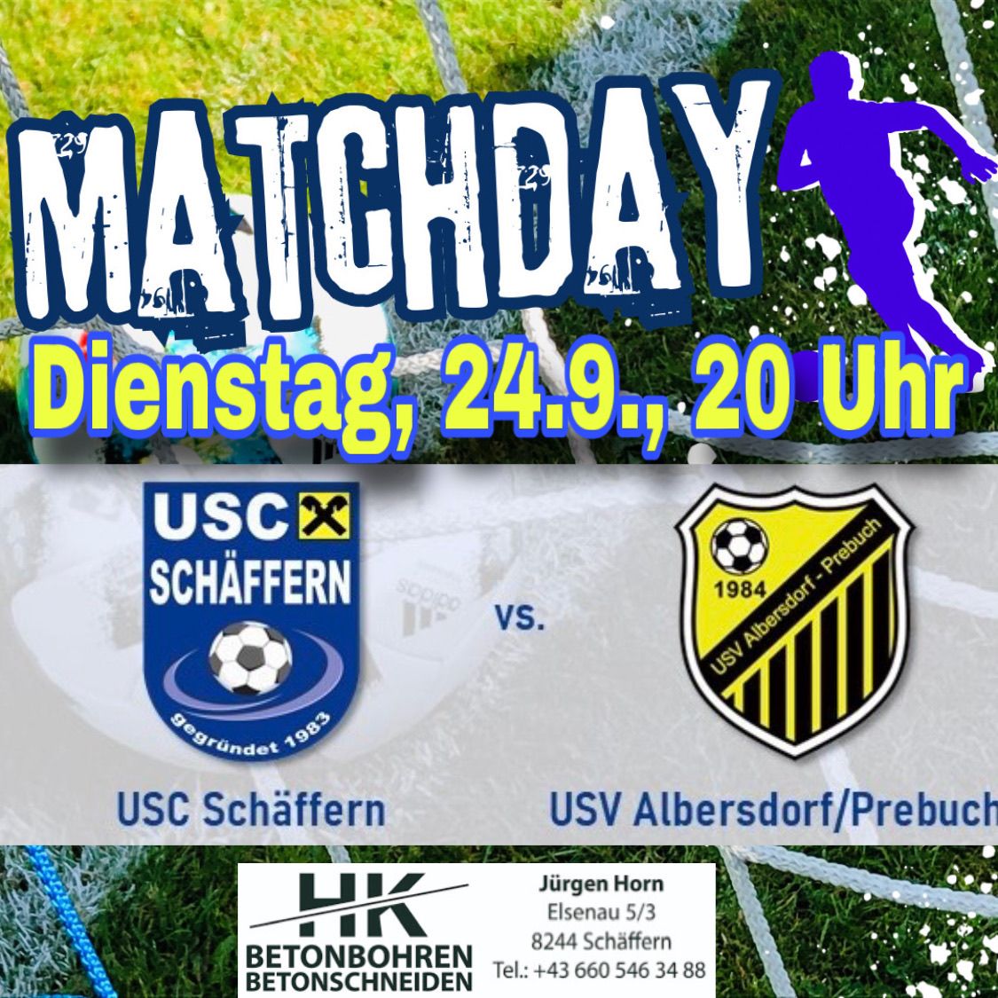 Bild enthält, Advertisement, Poster, Person, Football, Soccer, Soccer Ball, Sport, Logo, Symbol, Text