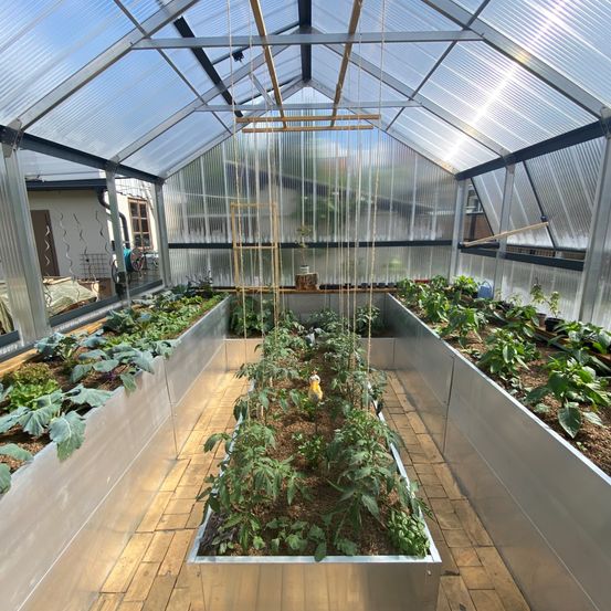 Bild enthält, Garden, Nature, Outdoors, Gardening, Architecture, Building, Greenhouse, Plant