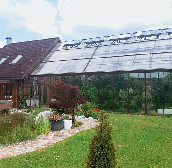 Bild enthält, Garden, Nature, Outdoors, Gardening, Shelter, Grass, Greenhouse, Backyard, Pond, Interior Design