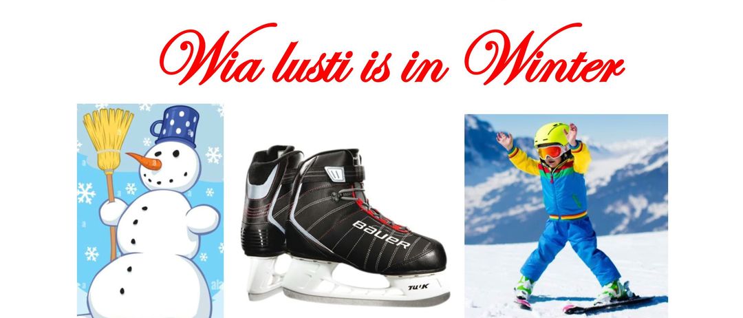 Plakat für Wintergesang mit Siegfried Bauer und Helmut Schweiger, mit Pferdeschlitten, Schlitten, Schneemann, Schlittschuhen und Skifahrer. Ort: Leibniz, Grazergasse 2. Datum: Mittwoch, 7. Jänner 2026, von 10 bis 11 Uhr.