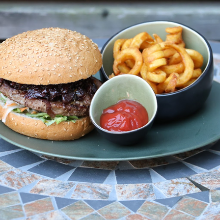 Bild enthält, Food, Food Presentation, Burger, Ketchup