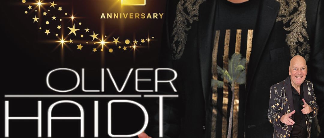 Jubiläumsposter für Nachtflug Tulln mit Oliver Haidt und DJ Chivas. Die Veranstaltung findet auf dem Hauptplatz statt. Beginn um 20 Uhr.