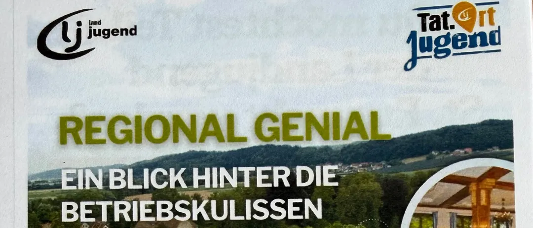Plakat für eine regionale Veranstaltung. Beginn um 09:00 Uhr. Veranstaltung am Samstag, 4. Juli. Zeit 09:00-15:00 Uhr. Ort St.Rupert/Raab. Merkmale umfassen Einblicke in Berufe, praktische Erfahrungen und Chancen zum Entdecken.