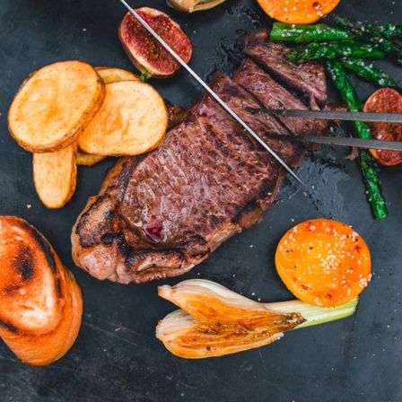 Bild enthält, Beef, Food, Meat, Bread, Egg, Pork, Food Presentation