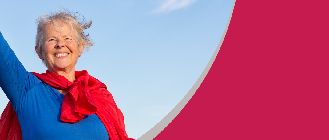 Plakat für eine Frauen-Mutmachgruppe, jeden Samstag von 9:30 bis 11:30 Uhr, finanziert durch das Bundeskanzleramt.