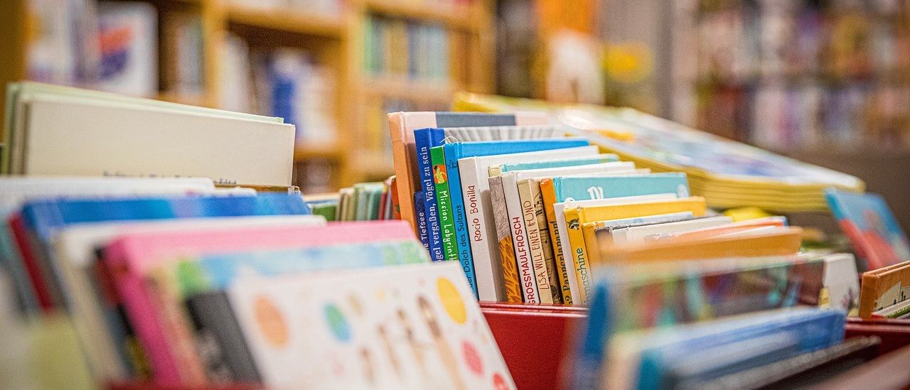 Bild enthält, Book, Publication, Indoors, Library, Shop, Bookstore, Furniture, Shelf, Bookcase