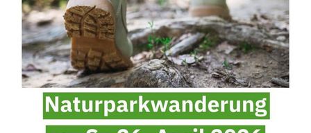 Beteiligen Sie sich an der Naturparkwanderung am 26. April 2026, Beginn um 9:30 Uhr am Sportplatz in Langeick. Die geführte Wanderung führt über 10,5 km, dauert ca. 3 Stunden, durch den frühlingshaften Wald und über weite Felder nach Glashütten, Rast im Waldbahncafé. Danach geht es wieder zurück nach Langeick, wo die Wanderung endet.