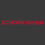 Schorn GmbH-Logo. Ein schwarzer Hintergrund mit den Worten 'SCHORN GmbH' in Rot geschrieben.