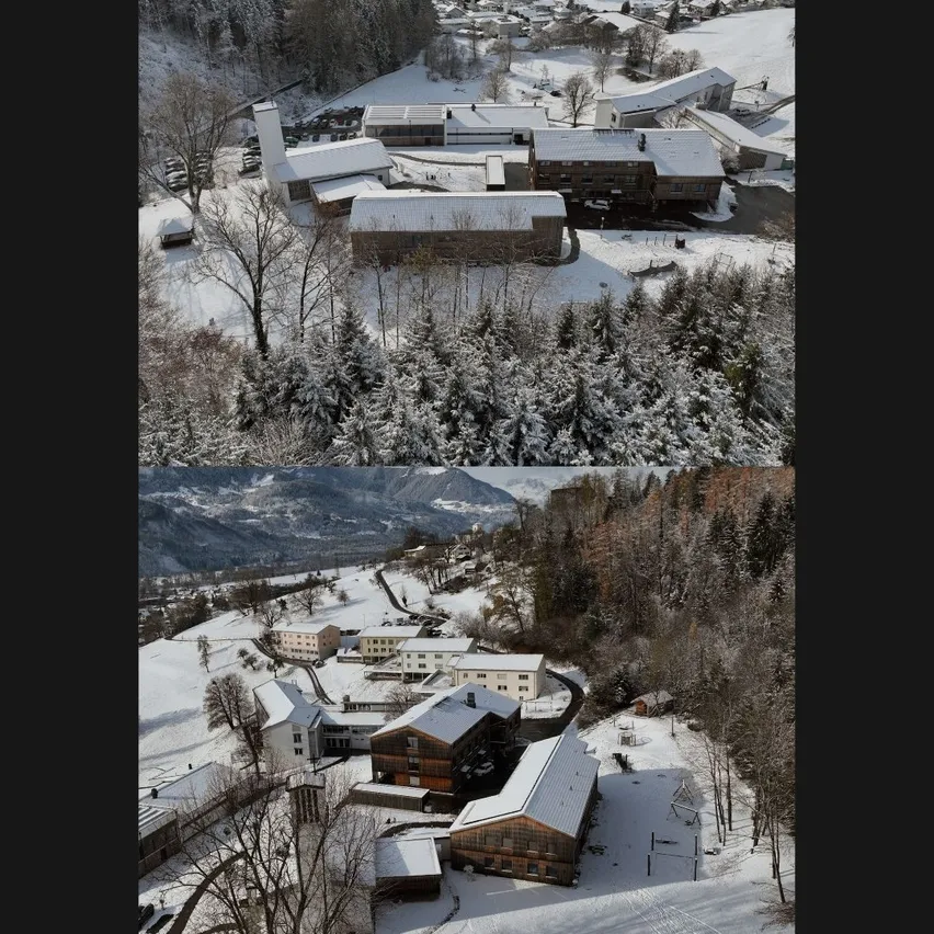 Outdoors, Nature, Architecture, Building, Countryside, Tree, Rural, Village, Aerial View, Housing
