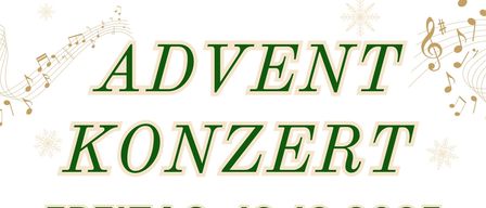 Plakat für ein Konzert am Freitag, 12. Dezember 2025, um 18:00 Uhr. Das Event präsentiert den Kinderchor Unterwart, Alšóöri Gyerekkórus, Gesangsverein Unterwart, Alšóöri Énekkar und den Universitätschor Savaria. Veranstaltet von der römisch-katholischen Kirche Unterwart.