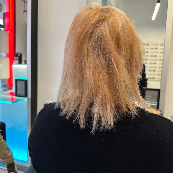 Bild enthält, Blonde, Hair, Person, Adult, Female, Woman, Boy, Child, Male, Coat