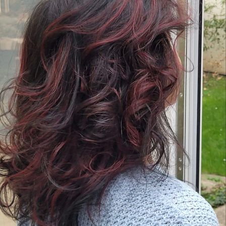 Bild enthält, Adult, Female, Person, Woman, Hair, Highlighted Hair, Head