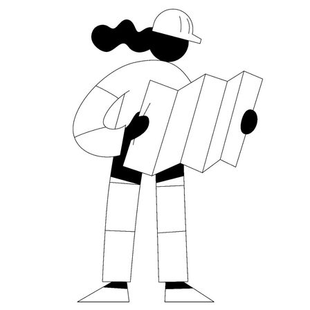 Eine Person mit einer Mütze hält eine Karte in den Händen. Sie scheint sie aufmerksam zu studieren, möglicherweise plant sie eine Reise oder navigiert.