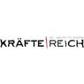 Ein Logo für 'Krafte Reich' mit dem Namen 'St. Jakob im Walde' darunter, auf weißem Hintergrund dargestellt.