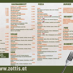 Bild enthält, Menu, Text, Cutlery, Fork
