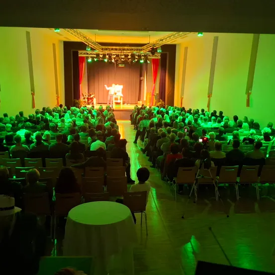 Stage, People, Person, Auditorium, Hall, Indoors, Theater, Cinema, Building, Concert