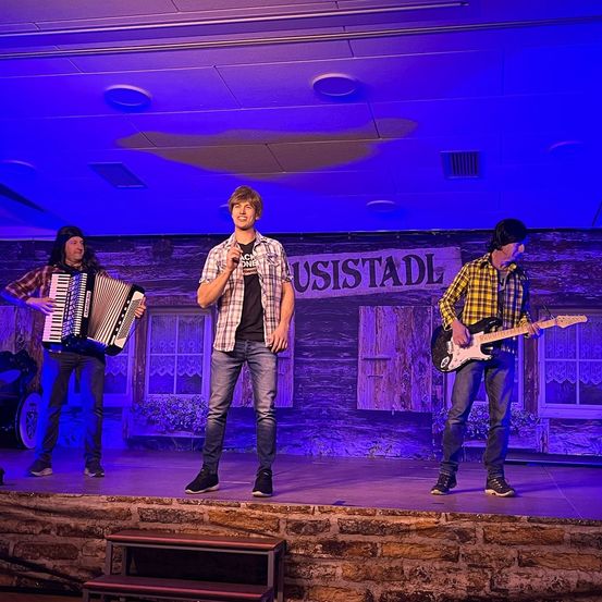 Bild enthält, Guitar, Musical Instrument, Person, Shoe, Adult, Male, Man, Speaker, Group Performance, Musician