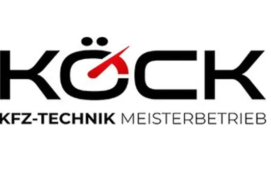 Das Logo für Kock, ein Meisterbetrieb, spezialisiert auf Kühltechnik, auf weißem Hintergrund dargestellt.