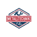 Das Logo für Metalltechnik Follen, mit einem sechseckigen Rahmen, einem Hammer und einer Schraubenschlüssel in der Mitte und dem Namen in fetten Buchstaben.