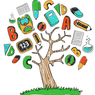 Grass, Plant, Art, Drawing, Doodle, Footwear, Shoe, Outdoors, Text, Face