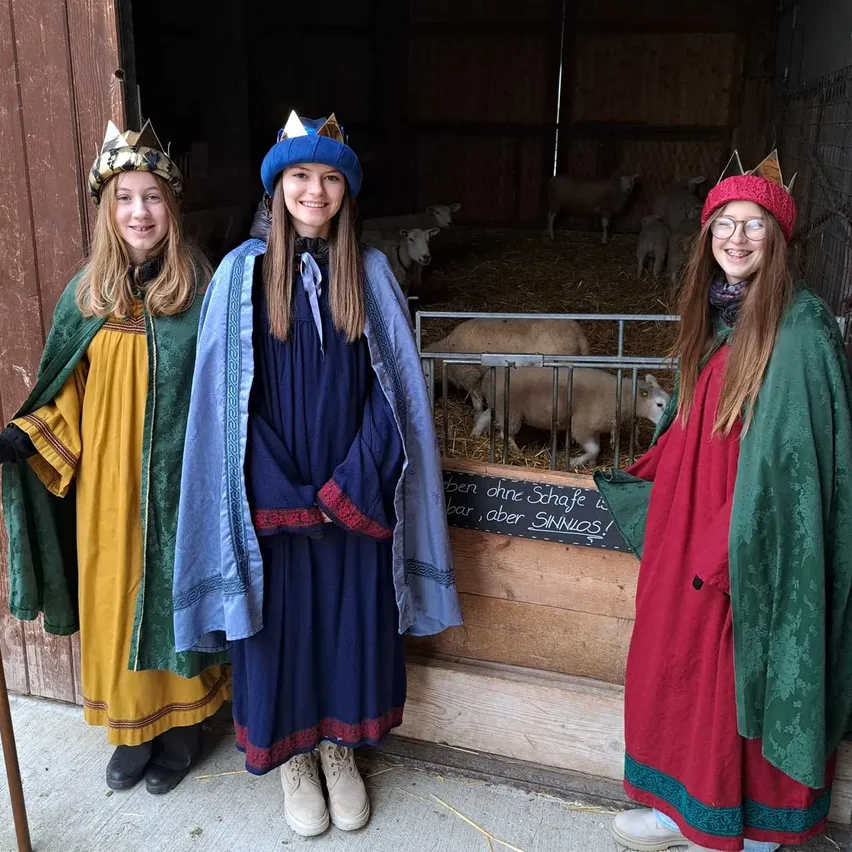 Adult, Female, Person, Woman, Pig, Coat, Tribe, Spear, Student, Scarf