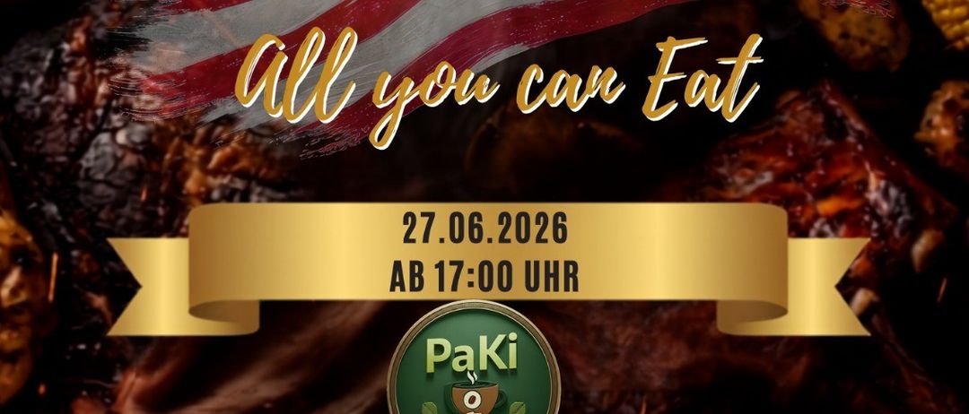 Amerikanisches BBQ-Event am 27.06.2026 ab 17:00 Uhr. Mit Brisket, Rippchen, Pulled Beef, Burger, Maiskolben und mehr. Reservierung möglich.