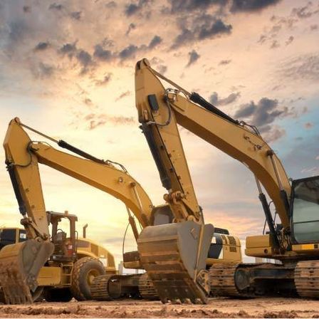 Bild enthält, Machine, Bulldozer