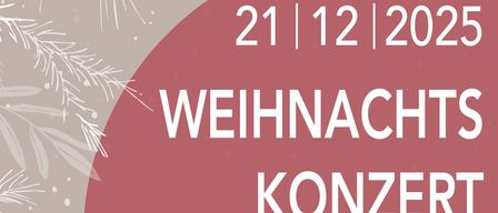 Weihnachtskonzert in Grafendorf am 21. Dezember 2025. Vorverkaufskarten in allen Musikgeschäften erhältlich. Freuen Sie sich auf einen festlichen Abend!