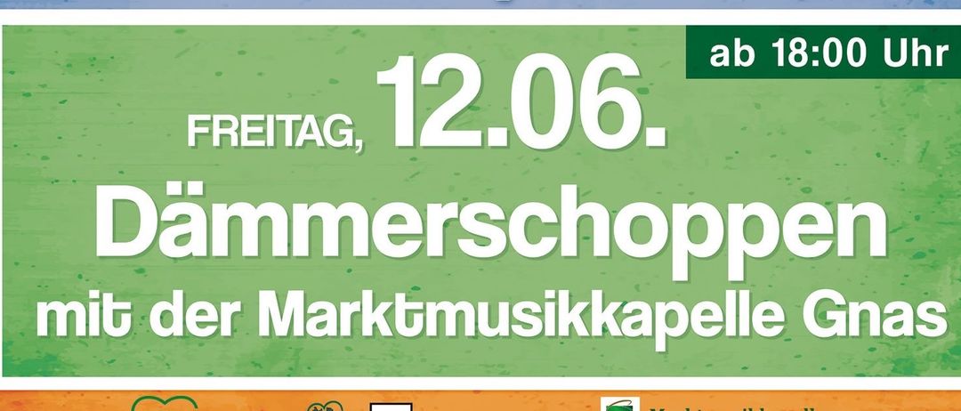 Plakat für eine Veranstaltung am 12. Juni, mit einer Gruppe von Menschen in grünen Uniformen. Es lädt ein, sich am Marktplatz zu treffen. Der Eintritt ist frei.