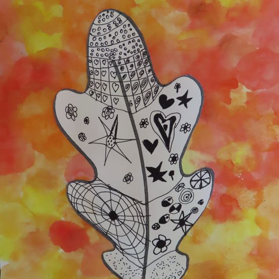 Bild enthält, Leaf, Plant, Art, Modern Art, Person