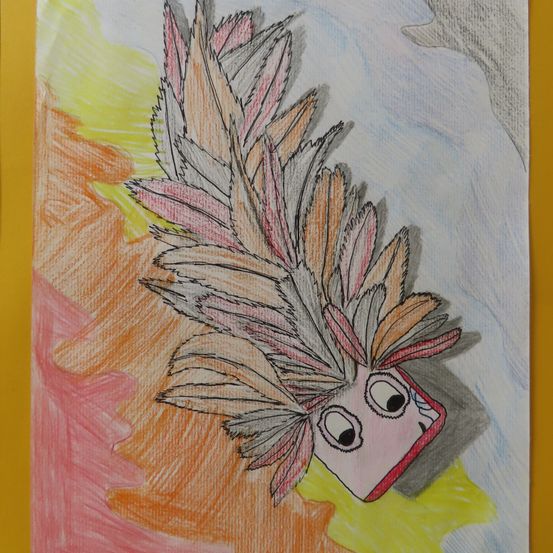 Bild enthält, Art, Painting, Modern Art, Canvas, Drawing, Pattern, Animal, Bird