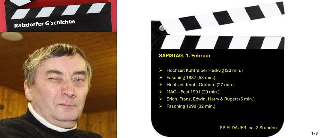 Bild enthält, Text, Adult, Male, Man, Person, Clapperboard, Face, Head