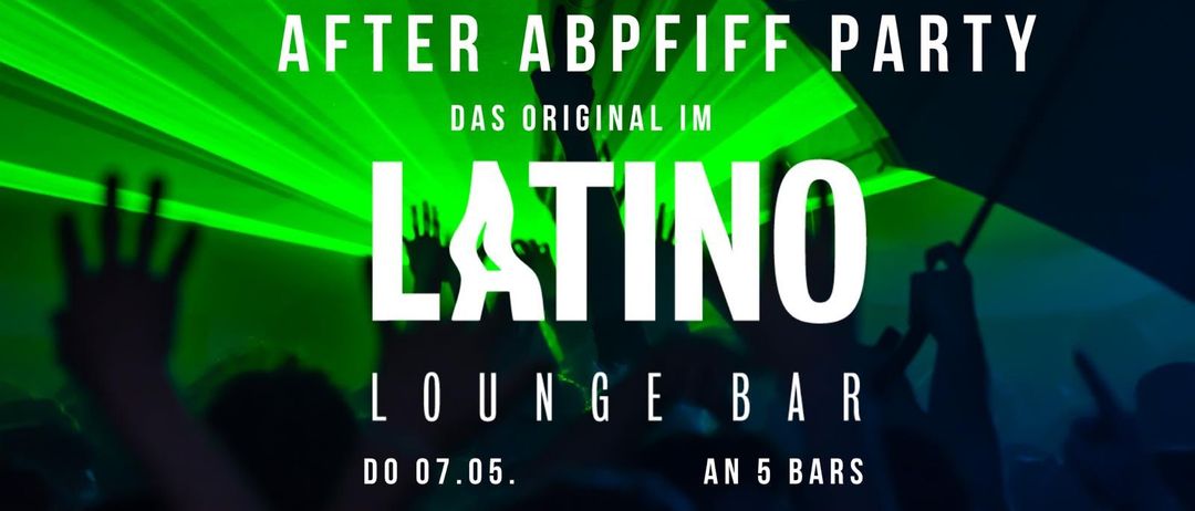 Nach-ABPIFF-Party im Original Latino Lounge Bar, 7. Mai, an fünf Bars.