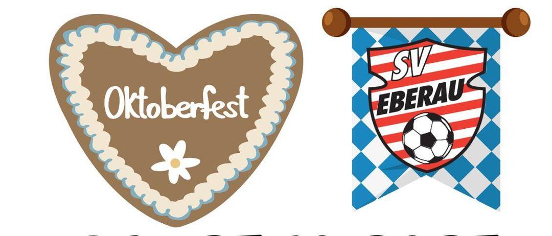 Plakat für Oktoberfest mit Musik, Fußball und Bier. Veranstaltung am 25.10.2025 um 19 Uhr in Halle Eisenberg. Mit Musik von Grisus.