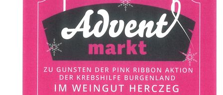 Pink Ribbon Aktion im Weingut Herzeg am 29. und 30. November ab 11 Uhr.