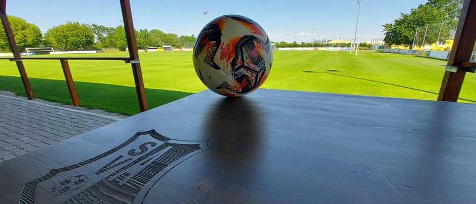 Bild enthält, Soccer Ball, Sphere, Grass, Nature, Outdoors, Park, Table, Field, Wood