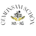 Das Logo für Gleninsam Schon zeigt zwei Hände, die Blumen halten, mit dem Text 'Ma - Ho' in einer stilisierten Schriftart geschrieben.
