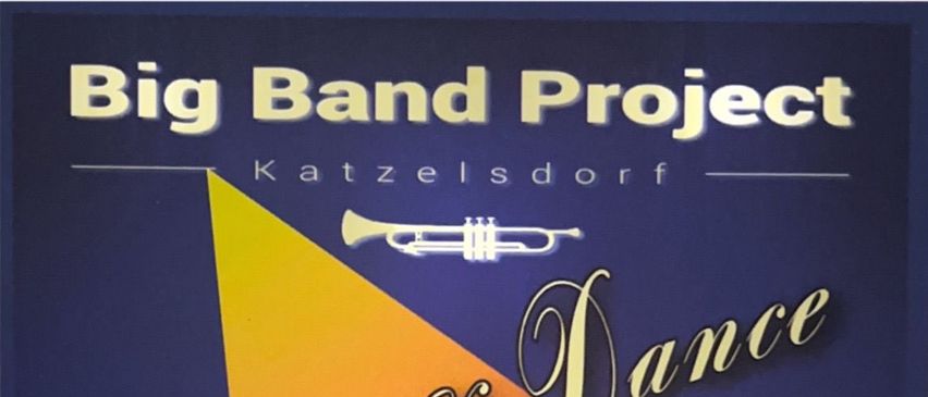 A poster advertises Swing Dance event on March 14, 2026. Admission starts at 18:30, with the event beginning at 20:00. The venue is Neufeldersee Hotel. A band is pictured performing on stage. Contact details are provided.