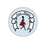 Loco – Dance-Logo. Kreisförmiges Emblem mit einer Frau in roter Kleidung und dem Text 'Loca - Dance' auf einem weißen Band.