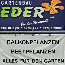 Gartenbau Eder bei der Neustadt  Familie HASLHOFER -Logo